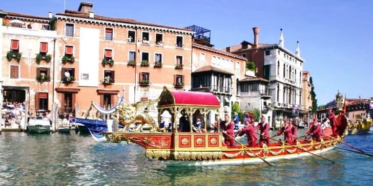 4-dňový zájazd do očarujúceho Talianska s podujatím historickej gondolierskej Regaty