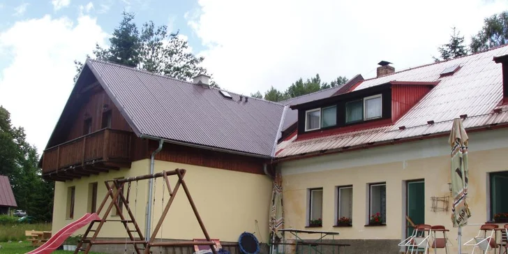 Jeseň na Šumave: chata s infrasaunou pre 15 osôb alebo apartmán pre 3 osoby