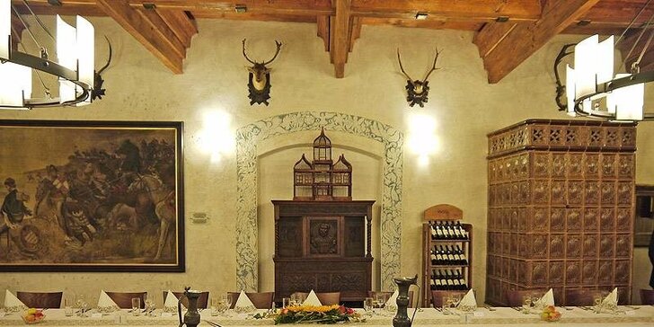 Romantický pobyt v Tvrzi Orlice s dobrým jedlom, wellness a prehliadkou pevnosti
