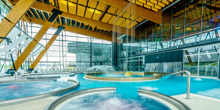 Wellness pobyt v Hoteli AquaCity Riverside*** so vstupom do všetkých bazénov aquaparku a vstupom do Fire & Water Wellness & Spa Centra Aquacity Poprad