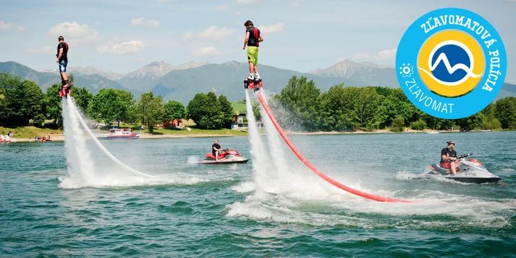 Wake, ski, kneeboard, flyboard alebo skúter. Vybláznite sa na Mare!