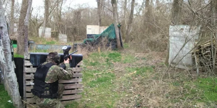 Adrenalínový paintball v Galante aj s výzbrojou!