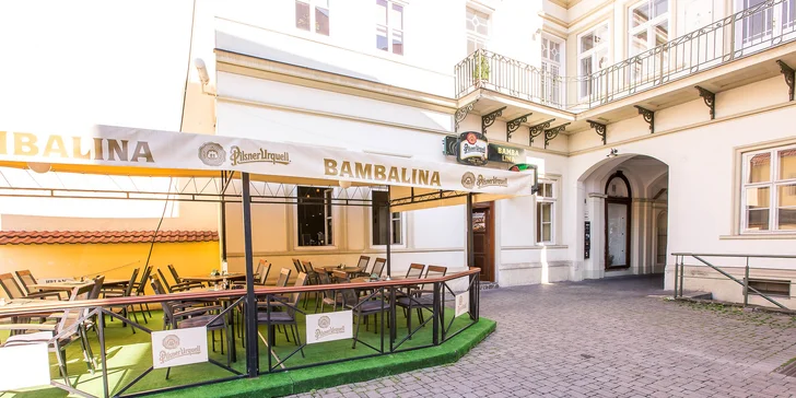 XXL pizza v Bamba Lina