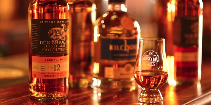 Otvorený voucher na konzumáciu whisky