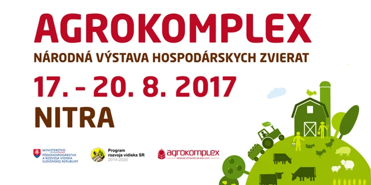 Lístok s prednostným vstupom na výstavu AGROKOMPLEX 2017
