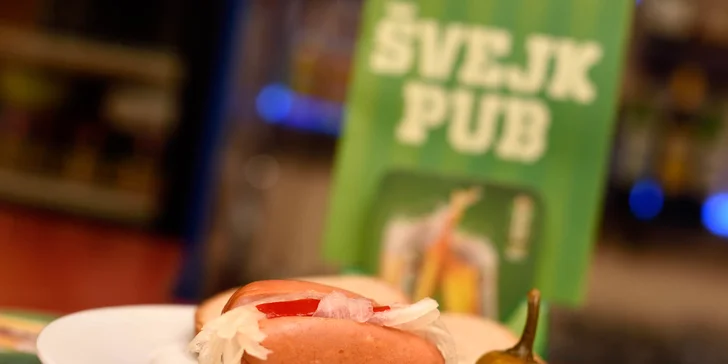 Veľké pivá Staropramen aj s hermelínom alebo utopencom