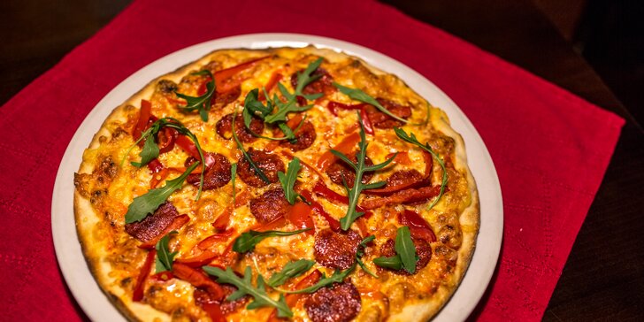Pizza podľa výberu až z 26 druhov v pizzerii Modena