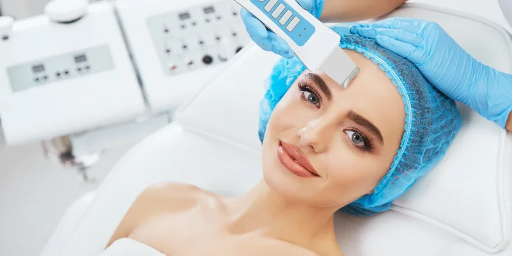 Hĺbkové čistenie pleti Skin Scrubberom alebo Anti-Age ošetrenie