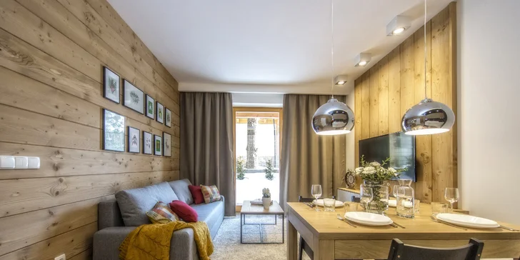 Wellness pobyt v štýlových apartmánoch v centre Zakopaného