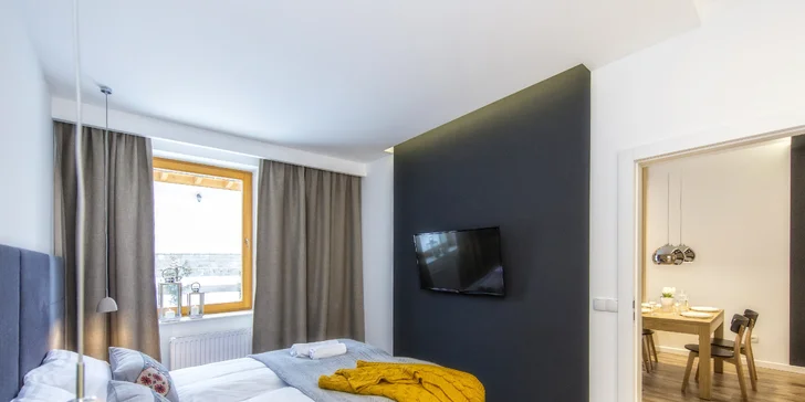 Wellness pobyt v štýlových apartmánoch v centre Zakopaného
