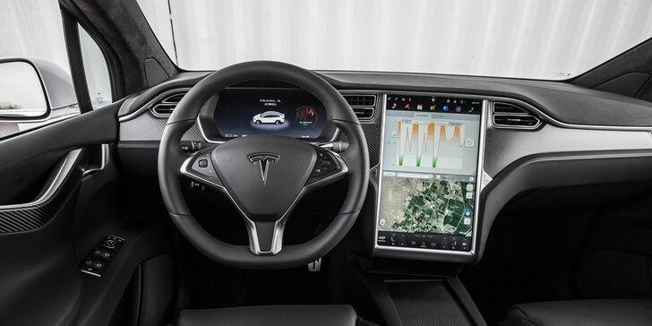 Jazda na automobiloch Tesla X P90D či Tesla S P90DL