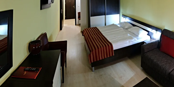 Pobyt v apartmánovom štúdiu v areáli aquaparku Gino Paradise Bešeňová