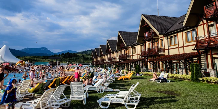 Pobyt v apartmánovom štúdiu v areáli aquaparku Gino Paradise Bešeňová