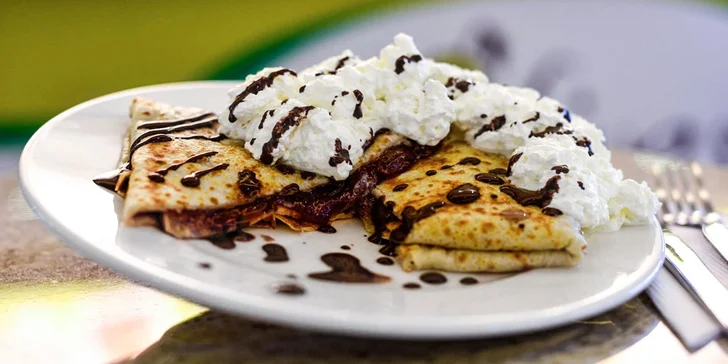 Chutné a veľké palacinky vo food courte Eurovea