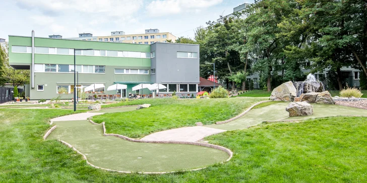 Moderné ubytovanie a minigolf v Košiciach