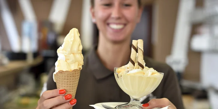 Točená zmrzlina podľa výberu vo FaxCafé