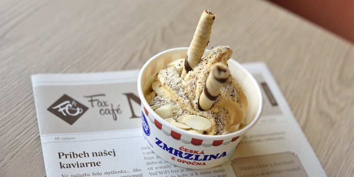 Točená zmrzlina podľa výberu vo FaxCafé