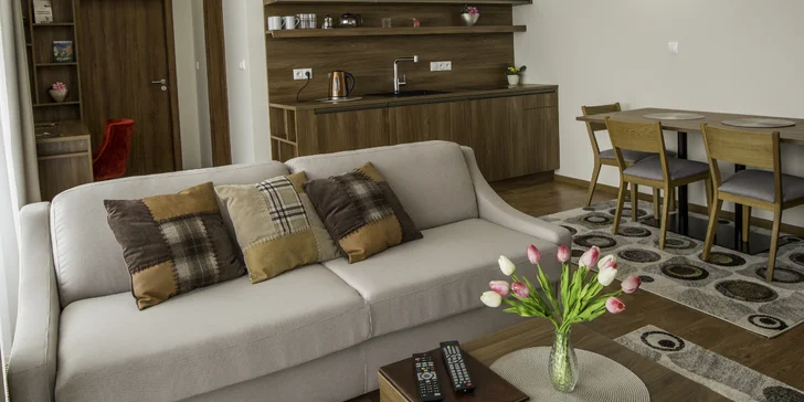 Jeseň v nových exkluzívnych apartmánoch HREBIENOK RESORT