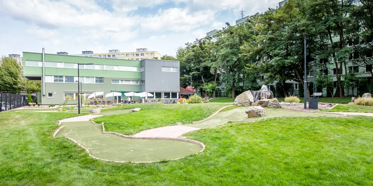 Moderné ubytovanie a minigolf v Košiciach