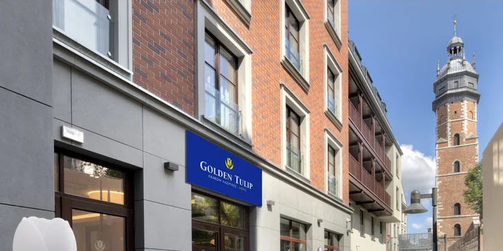 Pobyt v historickej časti Krakova pre 2 osoby v Hoteli Golden Tulip Kraków Kazimierz****