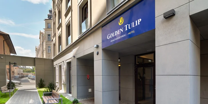 Pobyt v historickej časti Krakova pre 2 osoby v Hoteli Golden Tulip Kraków Kazimierz****