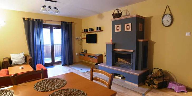 Apartmány ako z rozprávky pre rodiny alebo partie v srdci Nízkych Tatier