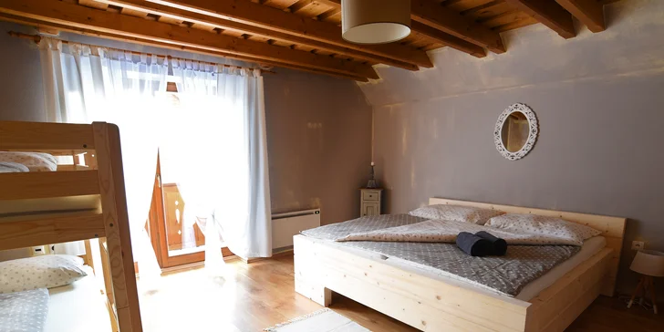 Apartmány ako z rozprávky pre rodiny alebo partie v srdci Nízkych Tatier