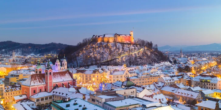 Slovinská adventná kúpačka v Ľubľane