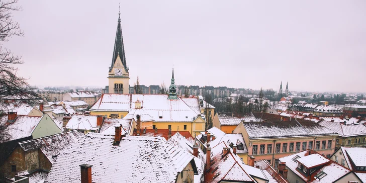 Slovinská adventná kúpačka v Ľubľane
