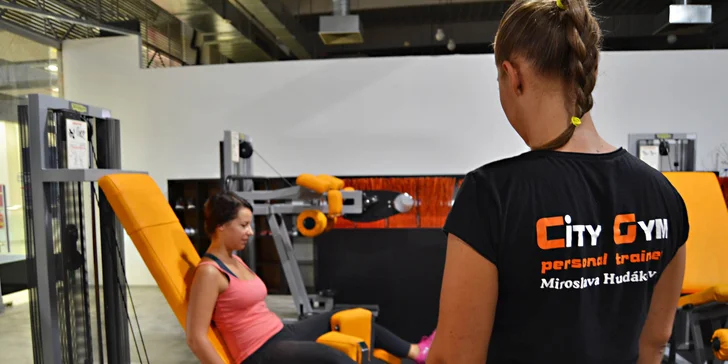 Vstup do vynoveného fitness centra City Gym a tréning s osobným trénerom