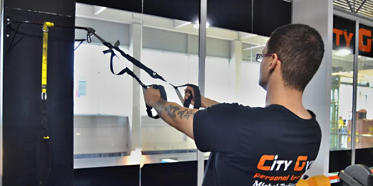 Vstup do vynoveného fitness centra City Gym a tréning s osobným trénerom