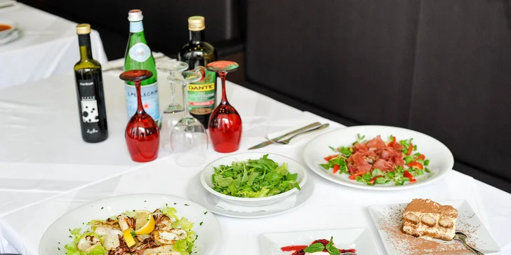 Talianske degustačné menu v reštaurácii Brunos pre 2 osoby
