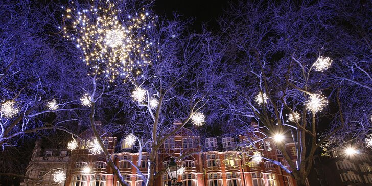 Silvester v Londýne s ohňostrojom a bublinkami pre pár