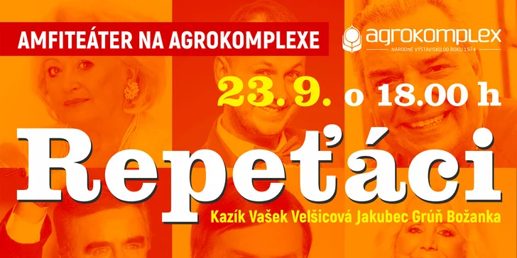 Vstupenka na koncert Repeťákov v Nitre