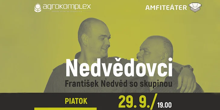 Vstupenka pre 1 osobu na koncert Nedvědovcov