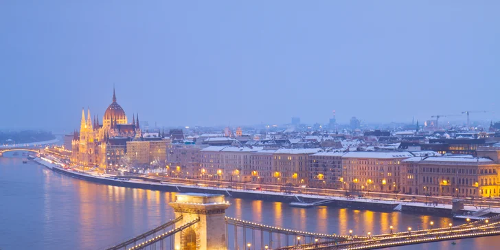 Adventný zájazd do Budapešti s prehliadkou mesta so sprievodcom