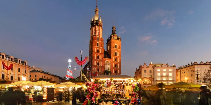 2 dni v adventnom Krakove a jedinečnej soľnej bani Wieliczka