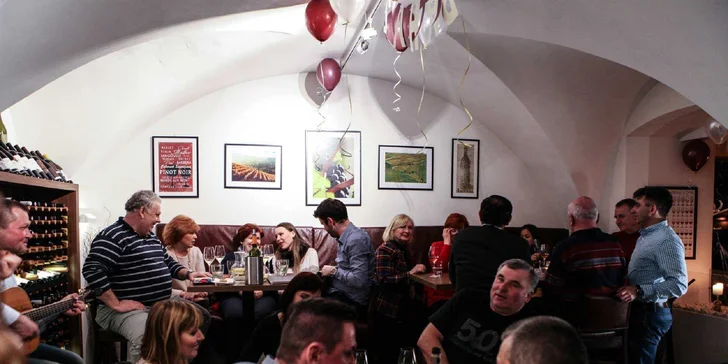 Degustácia vín v príjemnom prostredí vinárne v srdci Slovenska