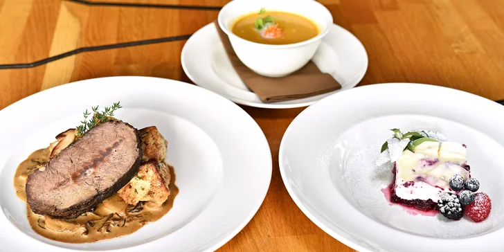 Trojchodové degustačné menu v reštaurácii Miminoo a vstup na Žižkovskú vežu
