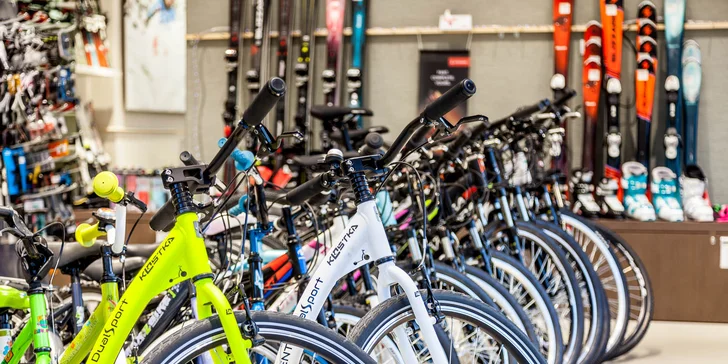 Požičanie horského bicykla alebo kolobežky
