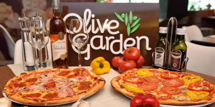 Pizza podľa vlastného výberu v Olive Garden