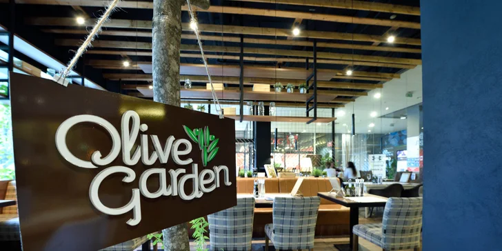 Pizza podľa vlastného výberu v Olive Garden