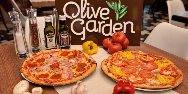 Pizza podľa vlastného výberu v Olive Garden