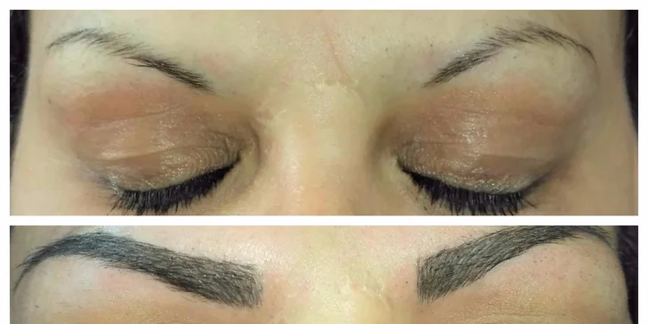Permanentný make-up obočia alebo pier