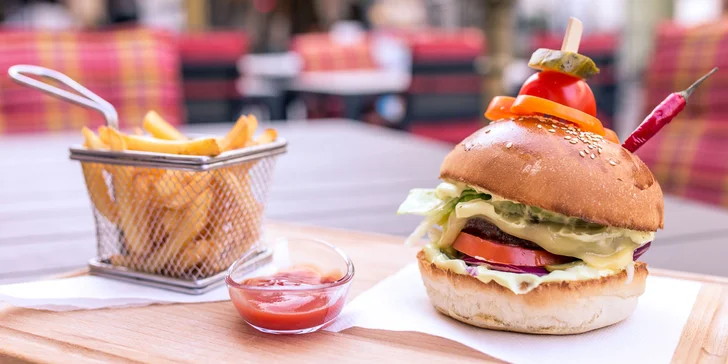 Chutný hovädzí burger v Modene len pre Zľavomaťákov