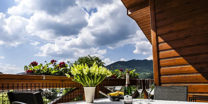 Exkluzívne Mucha Apartments**** v Terchovej s privátnym wellness. Jedno dieťa do 12 r. zdarma