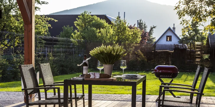 Exkluzívne Mucha Apartments**** v Terchovej s privátnym wellness. Jedno dieťa do 12 r. zdarma