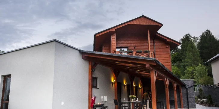Exkluzívne Mucha Apartments**** v Terchovej s privátnym wellness. Jedno dieťa do 12 r. zdarma