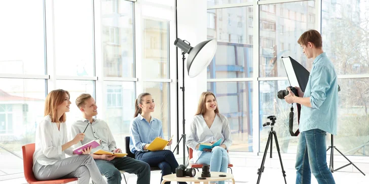 Celodenné fotografické kurzy pre začiatočníkov v štúdiu