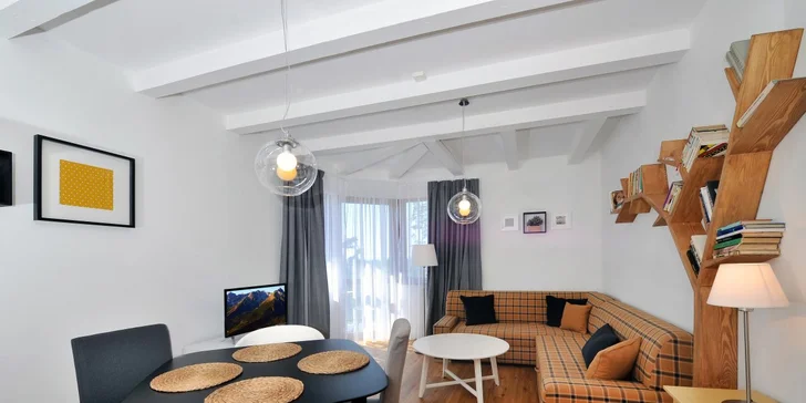 Pobyt pre 2 až 6 osôb vo Vysokých Tatrách v apartmánoch Vila BEATRICE** a zvýhodnené vstupy do Aquaparkov